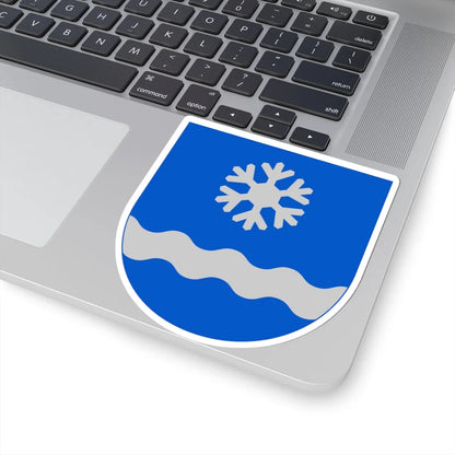 Lumijoki.vaakuna (Finland) (Coat of Arms) STICKER Vinyl Kiss-Cut Decal - The Sticker Space