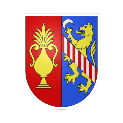 Lumino-coat of arms (Switzerland) (Coat of Arms) STICKER Vinyl Kiss-Cut Decal 2 Inch White - The Sticker Space