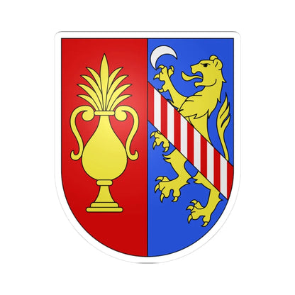 Lumino-coat of arms (Switzerland) (Coat of Arms) STICKER Vinyl Kiss-Cut Decal 3 Inch White - The Sticker Space