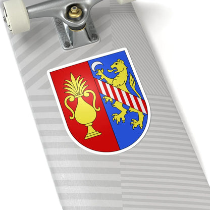 Lumino-coat of arms (Switzerland) (Coat of Arms) STICKER Vinyl Kiss-Cut Decal - The Sticker Space