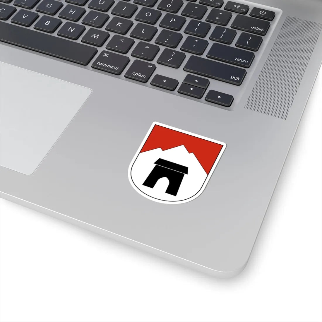 Lumnezia-blazon (Switzerland) (Coat of Arms) STICKER Vinyl Kiss-Cut Decal - The Sticker Space