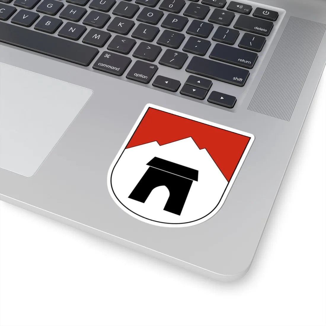 Lumnezia-blazon (Switzerland) (Coat of Arms) STICKER Vinyl Kiss-Cut Decal - The Sticker Space