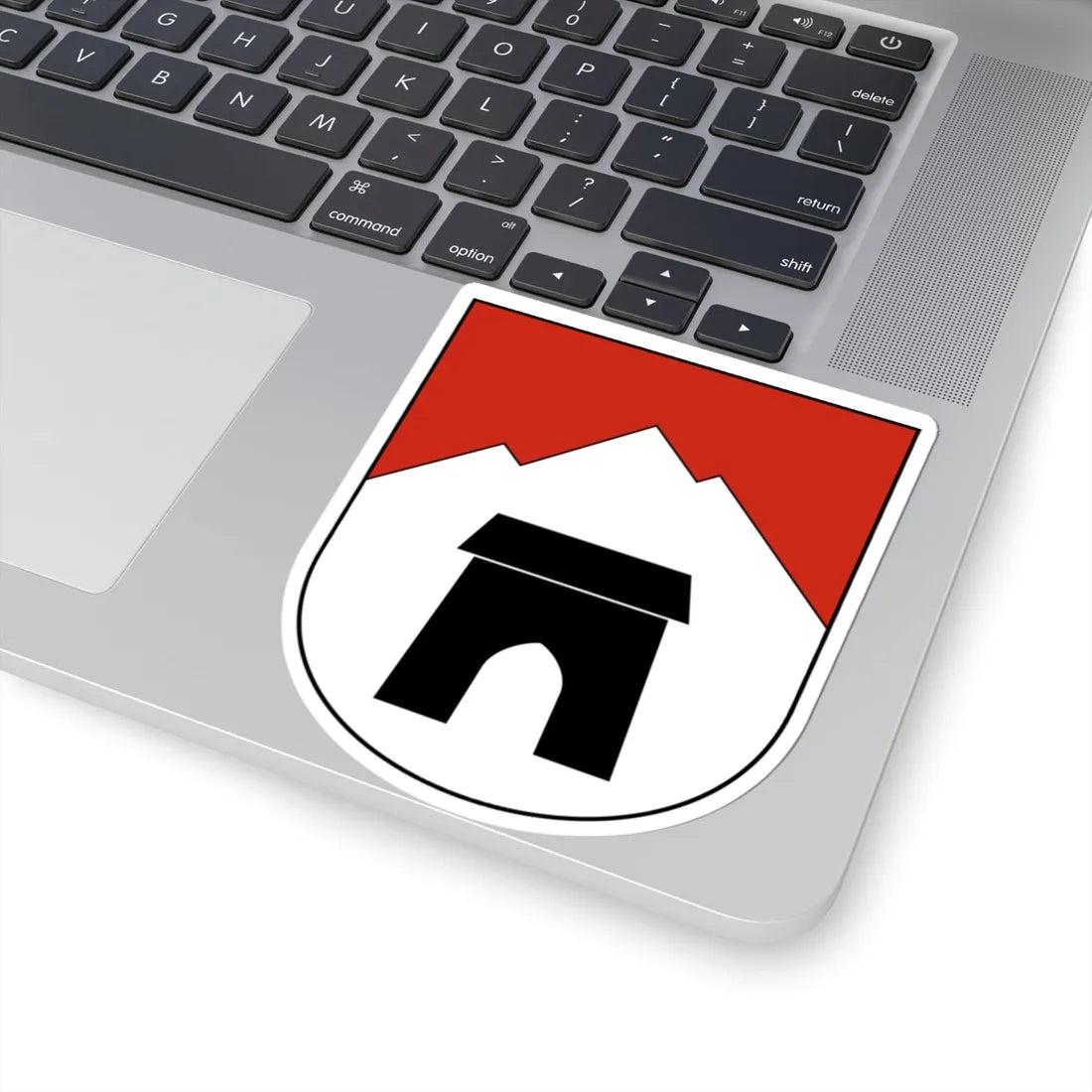 Lumnezia-blazon (Switzerland) (Coat of Arms) STICKER Vinyl Kiss-Cut Decal - The Sticker Space