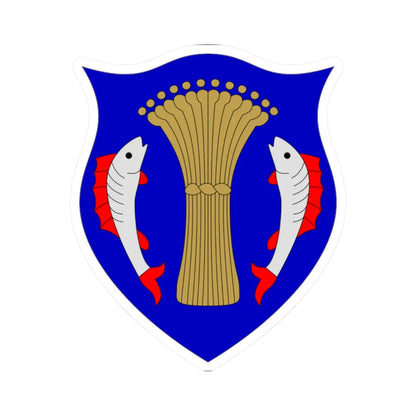 Lumparland.vaakuna (Finland) (Coat of Arms) STICKER Vinyl Kiss-Cut Decal 2 Inch White - The Sticker Space