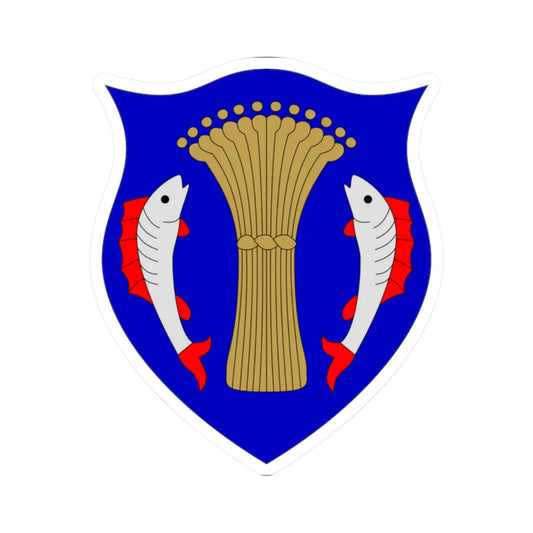 Lumparland.vaakuna (Finland) (Coat of Arms) STICKER Vinyl Kiss-Cut Decal 2 Inch White - The Sticker Space