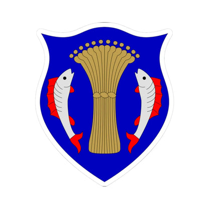 Lumparland.vaakuna (Finland) (Coat of Arms) STICKER Vinyl Kiss-Cut Decal 3 Inch White - The Sticker Space