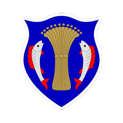 Lumparland.vaakuna (Finland) (Coat of Arms) STICKER Vinyl Kiss-Cut Decal 4 Inch White - The Sticker Space