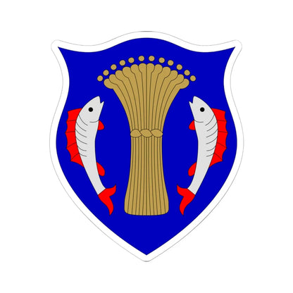 Lumparland.vaakuna (Finland) (Coat of Arms) STICKER Vinyl Kiss-Cut Decal 6 Inch White - The Sticker Space