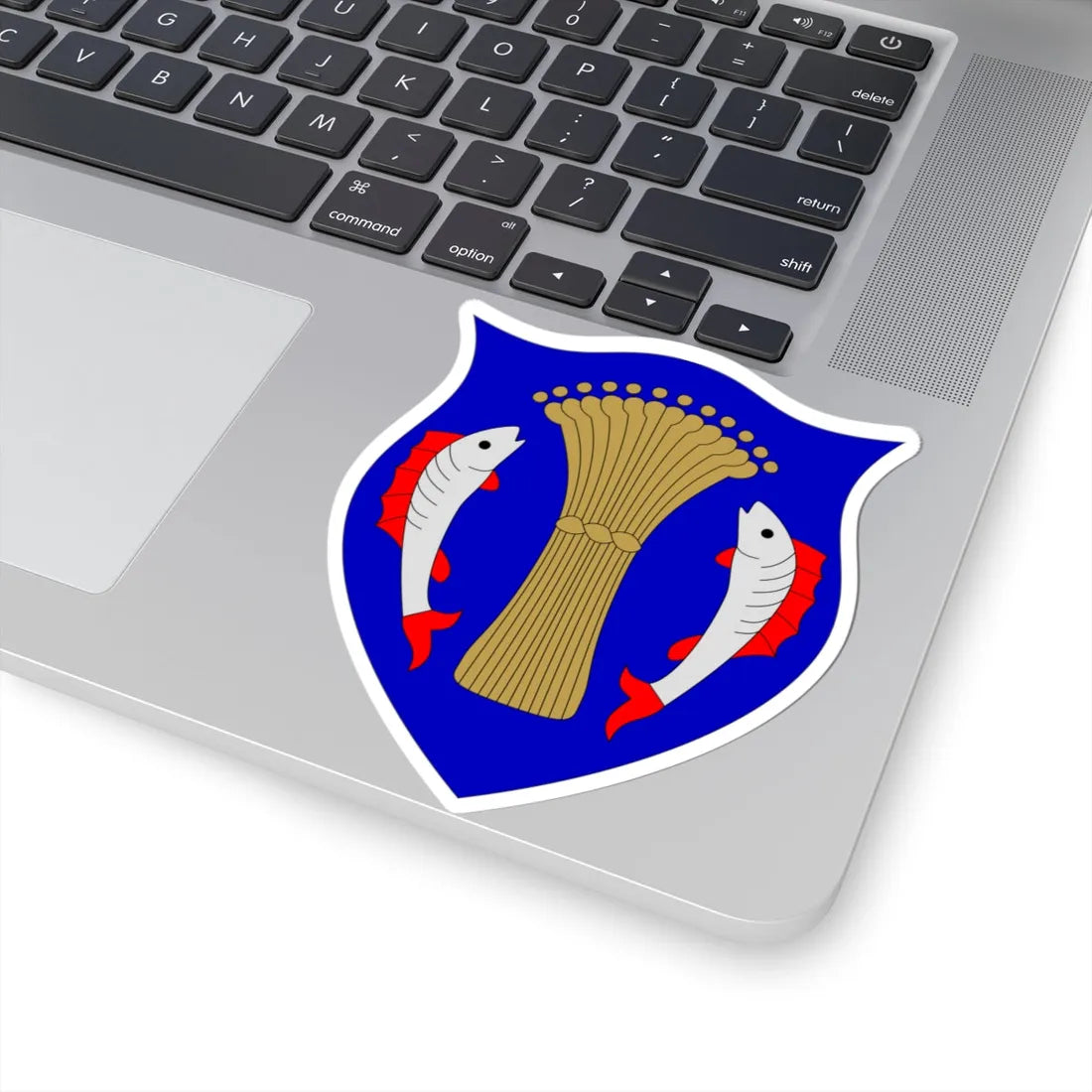 Lumparland.vaakuna (Finland) (Coat of Arms) STICKER Vinyl Kiss-Cut Decal - The Sticker Space