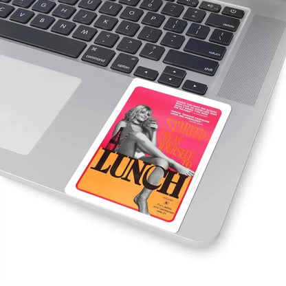LUNCH 1972 Movie Poster - STICKER Vinyl Kiss-Cut Decal - The Sticker Space