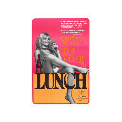 LUNCH 1972 - Paper Movie Poster-11″ x 17″ (Vertical)-The Sticker Space