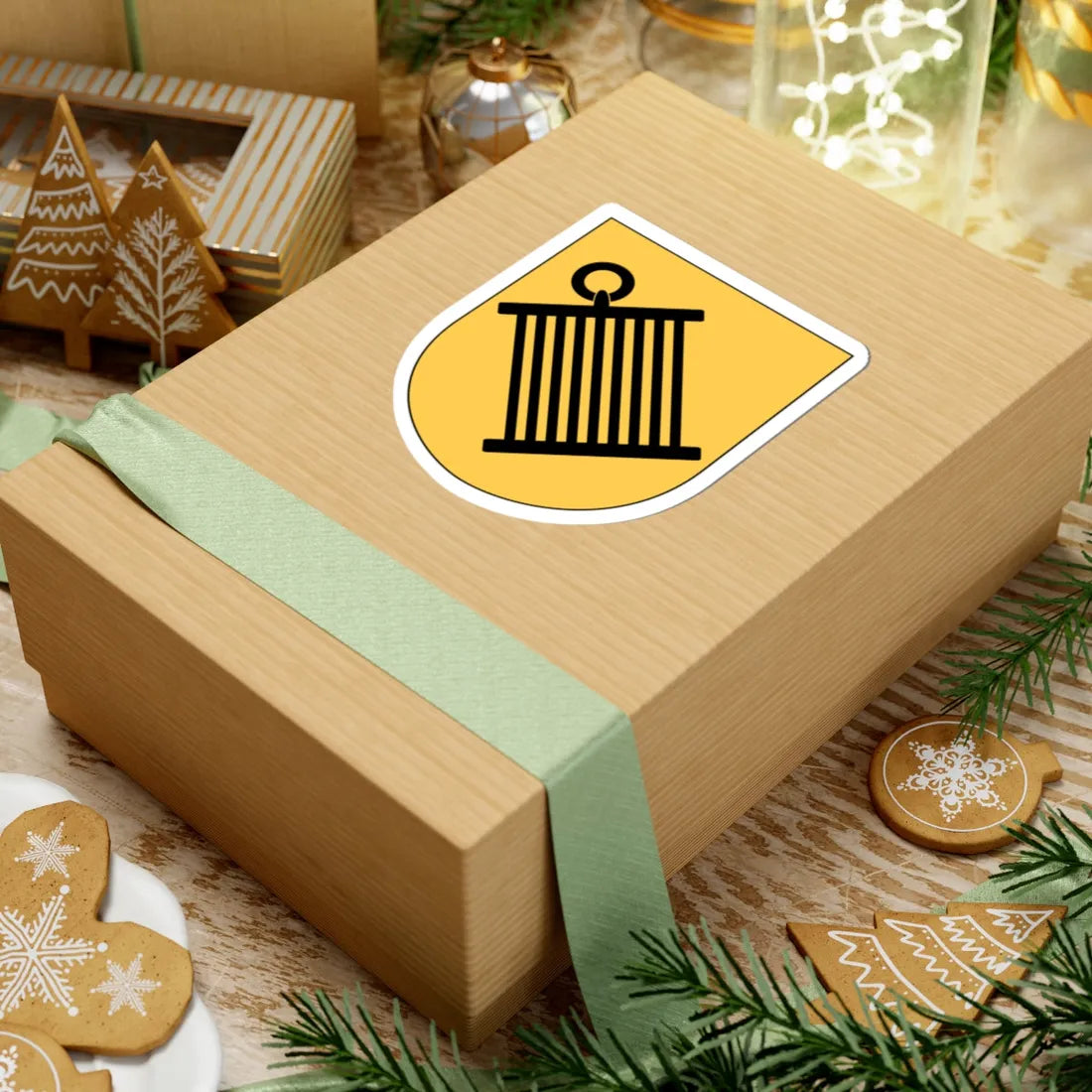 Lund stift vapen (Sweden) (Coat of Arms) STICKER Vinyl Kiss-Cut Decal - The Sticker Space