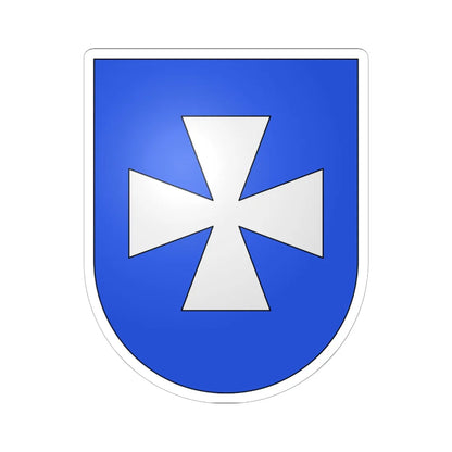 Lungern-coat of arms (Switzerland) (Coat of Arms) STICKER Vinyl Kiss-Cut Decal 6 Inch White - The Sticker Space