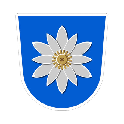 Luopioinen.vaakuna (Finland) (Coat of Arms) STICKER Vinyl Kiss-Cut Decal 6 Inch White - The Sticker Space