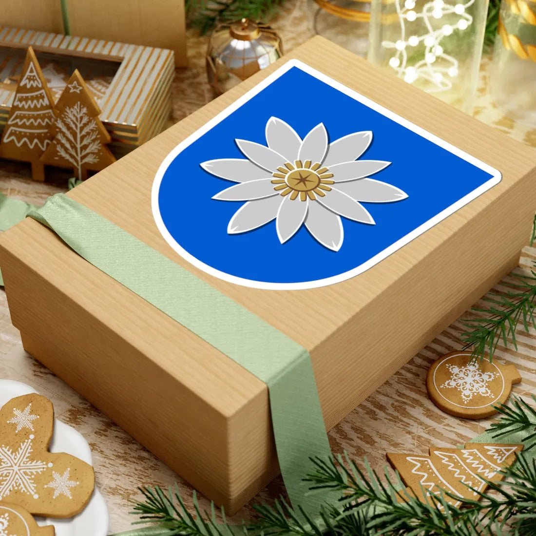 Luopioinen.vaakuna (Finland) (Coat of Arms) STICKER Vinyl Kiss-Cut Decal - The Sticker Space