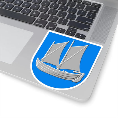 Luoto.vaakuna (Finland) (Coat of Arms) STICKER Vinyl Kiss-Cut Decal - The Sticker Space