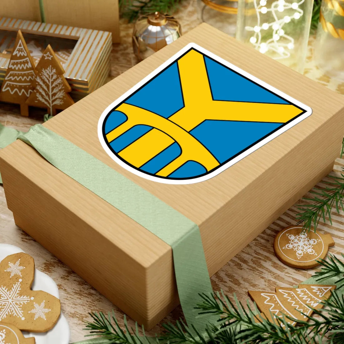 Lurnfeld CoA (Austria) (Coat of Arms) STICKER Vinyl Kiss-Cut Decal - The Sticker Space