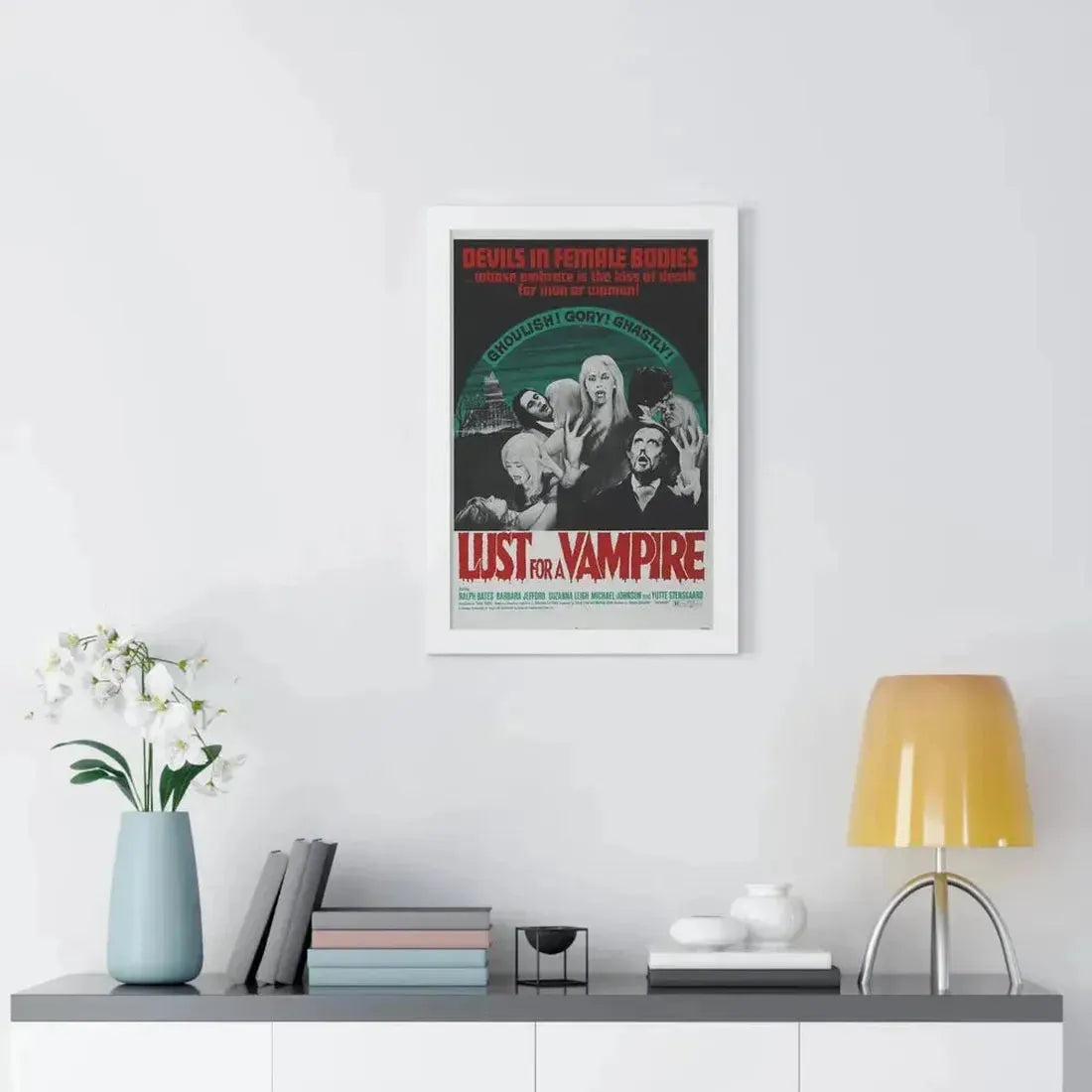LUST FOR A VAMPIRE 1971 - Framed Movie Poster - The Sticker Space