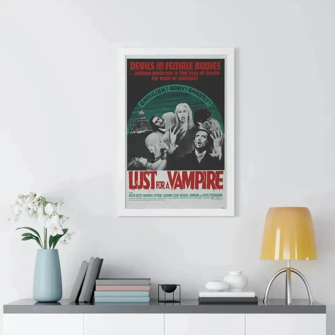 LUST FOR A VAMPIRE 1971 - Framed Movie Poster - The Sticker Space