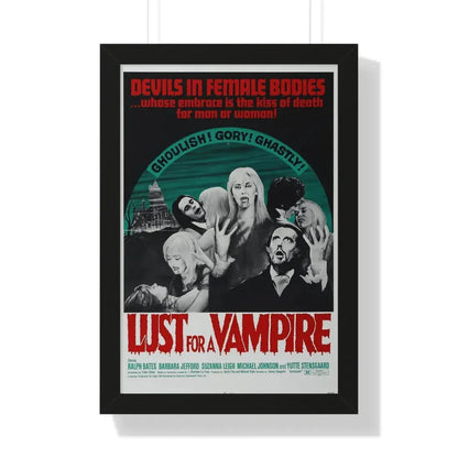 LUST FOR A VAMPIRE 1971 - Framed Movie Poster - The Sticker Space