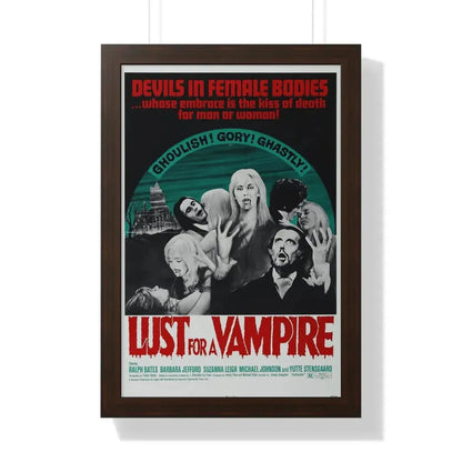 LUST FOR A VAMPIRE 1971 - Framed Movie Poster - The Sticker Space