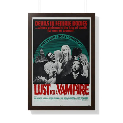 LUST FOR A VAMPIRE 1971 - Framed Movie Poster - The Sticker Space