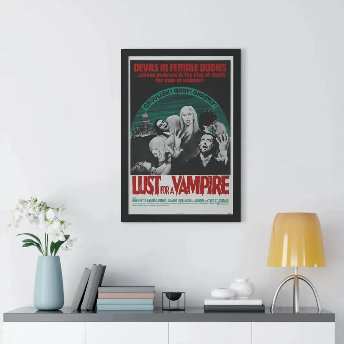 LUST FOR A VAMPIRE 1971 - Framed Movie Poster - The Sticker Space