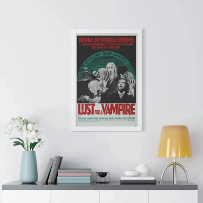 LUST FOR A VAMPIRE 1971 - Framed Movie Poster - The Sticker Space