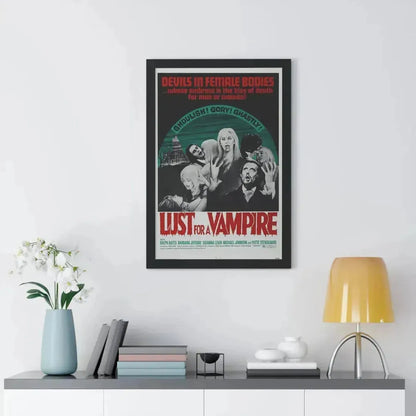 LUST FOR A VAMPIRE 1971 - Framed Movie Poster - The Sticker Space