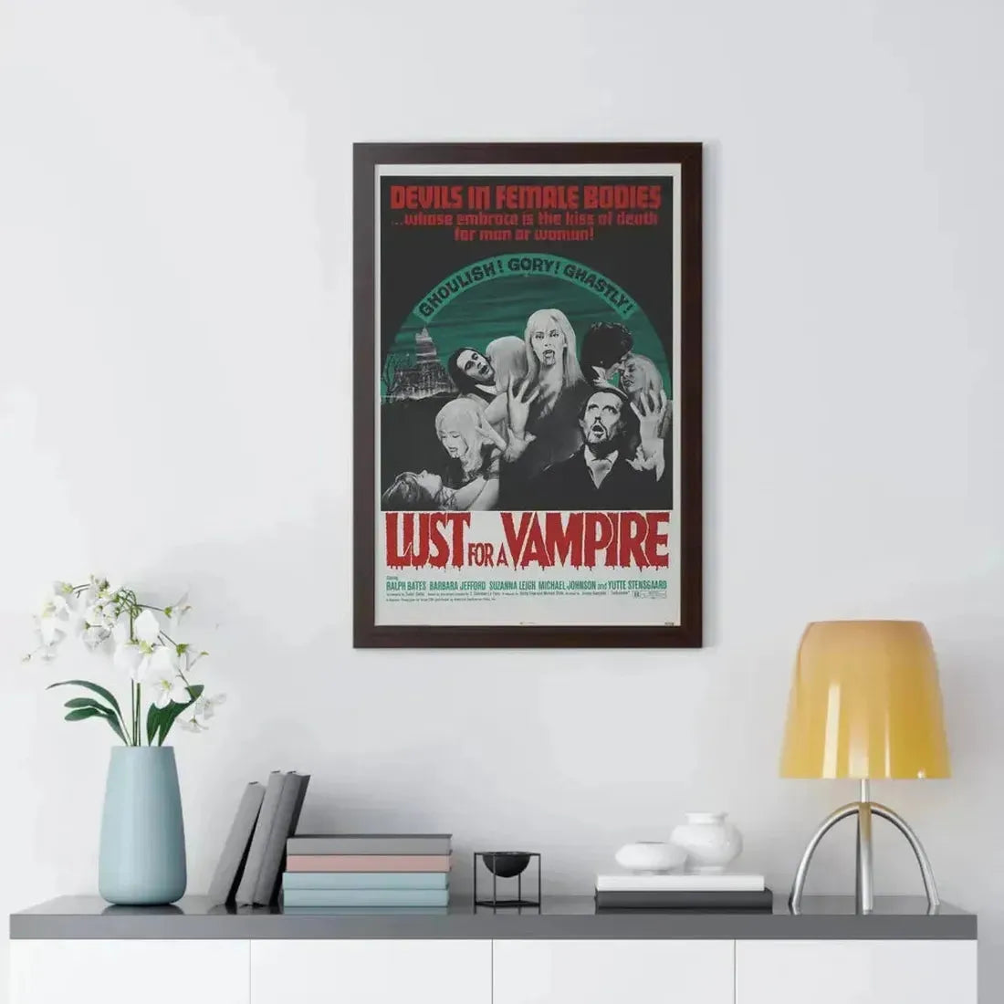 LUST FOR A VAMPIRE 1971 - Framed Movie Poster - The Sticker Space