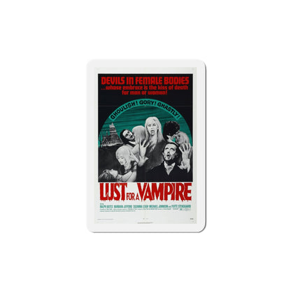 Lust for a Vampire 1971 Movie Poster Die-Cut Magnet-5 Inch-The Sticker Space