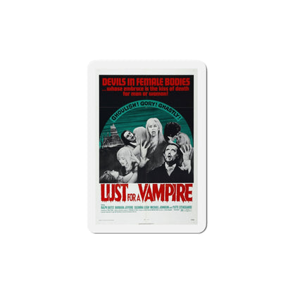 Lust for a Vampire 1971 Movie Poster Die-Cut Magnet-6 Inch-The Sticker Space