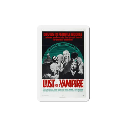 Lust for a Vampire 1971 Movie Poster Refrigerator Magnet 4 Inch - The Sticker Space