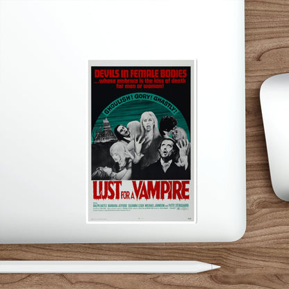 LUST FOR A VAMPIRE 1971 Movie Poster STICKER Vinyl Die-Cut Decal-The Sticker Space