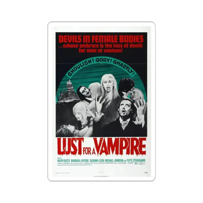 Lust for a Vampire 1971 Movie Poster - STICKER Vinyl Kiss-Cut Decal 2 Inch White - The Sticker Space