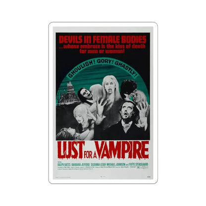 LUST FOR A VAMPIRE 1971 Movie Poster - STICKER Vinyl Kiss-Cut Decal - The Sticker Space