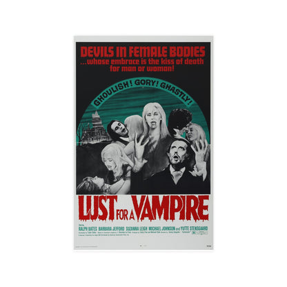 LUST FOR A VAMPIRE 1971 - Paper Movie Poster-11″ x 17″ (Vertical)-The Sticker Space