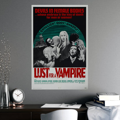 LUST FOR A VAMPIRE 1971 - Paper Movie Poster-The Sticker Space