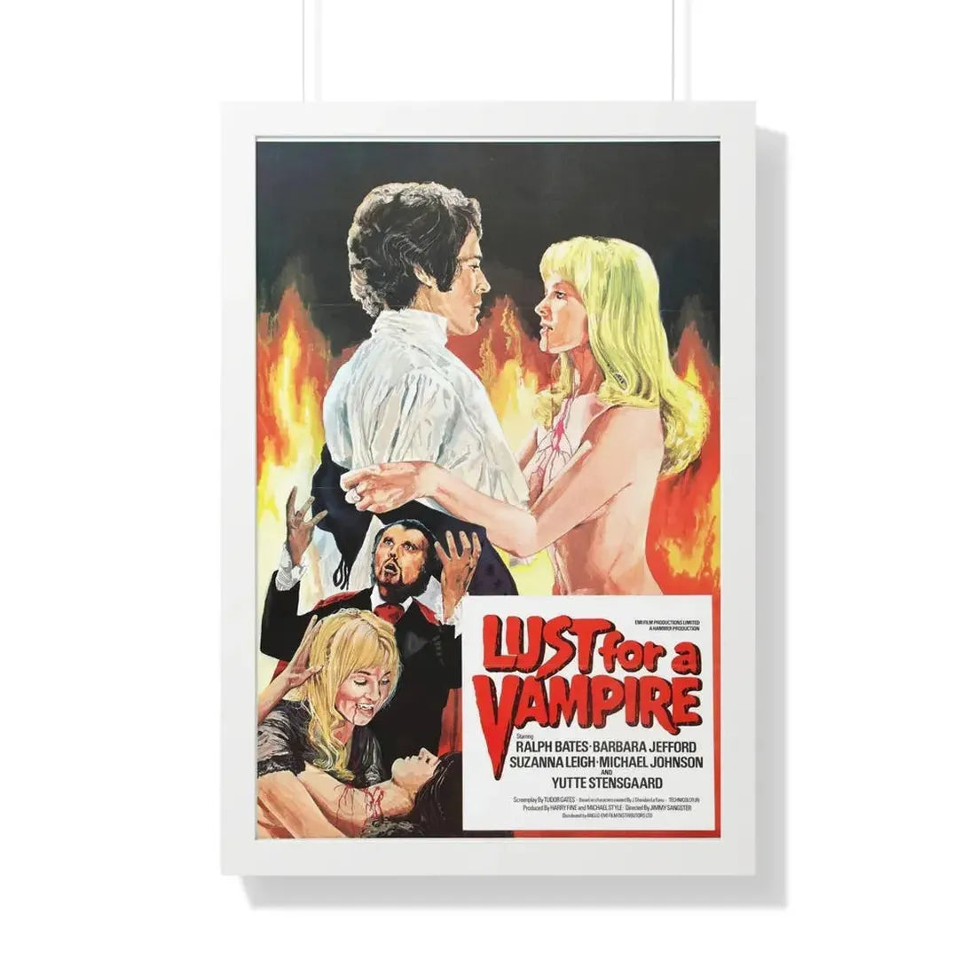 LUST FOR A VAMPIRE (2) 1971 - Framed Movie Poster - The Sticker Space