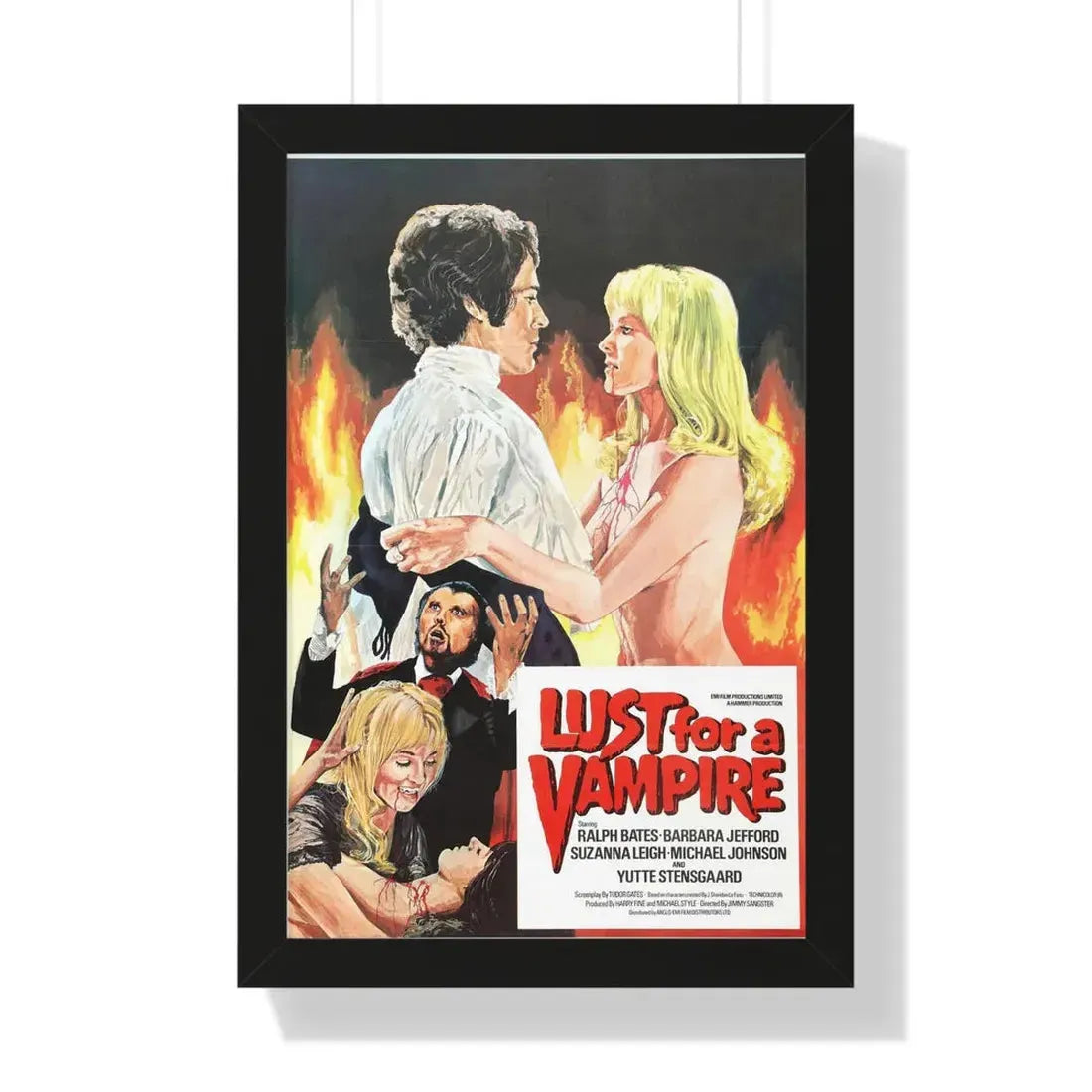 LUST FOR A VAMPIRE (2) 1971 - Framed Movie Poster - The Sticker Space