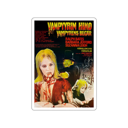 LUST FOR A VAMPIRE (3) 1971 Movie Poster STICKER Vinyl Die-Cut Decal-4 Inch-The Sticker Space