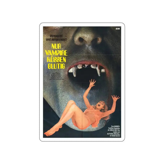LUST FOR A VAMPIRE (GERMAN) 1971 Movie Poster STICKER Vinyl Die-Cut Decal 2 Inch - The Sticker Space