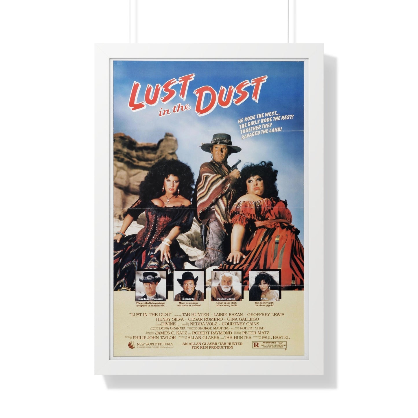 LUST IN THE DUST 1984 - Framed Movie Poster-20" x 30"-The Sticker Space