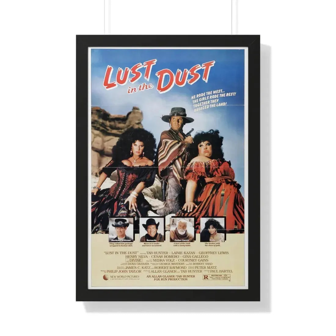 LUST IN THE DUST 1984 - Framed Movie Poster - The Sticker Space