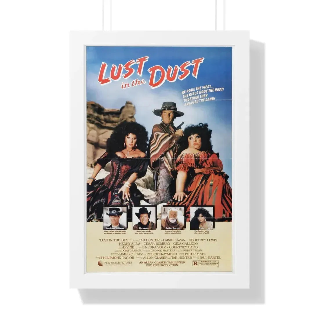 LUST IN THE DUST 1984 - Framed Movie Poster - The Sticker Space