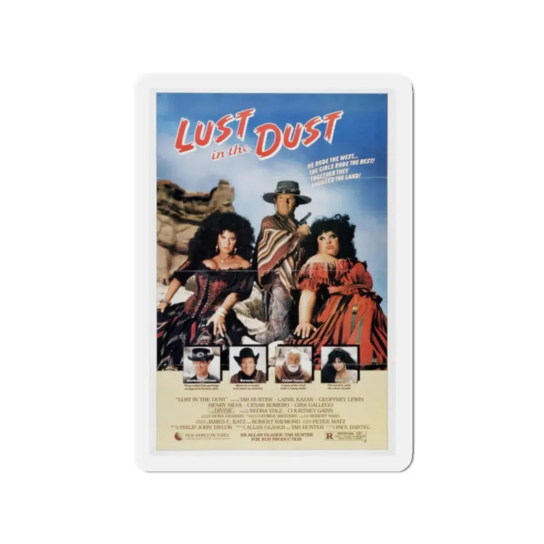 LUST IN THE DUST 1984 Movie Poster - Refrigerator Magnet - The Sticker Space