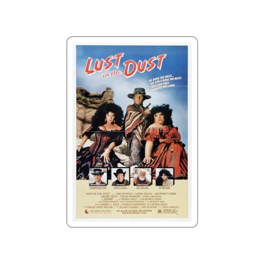 LUST IN THE DUST 1984 Movie Poster STICKER Vinyl Die-Cut Decal 2 Inch - The Sticker Space