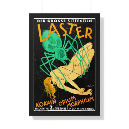 LUSTS OF MANKIND (AUSTRIA) 1927 - Framed Movie Poster - The Sticker Space