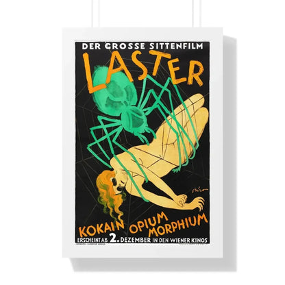 LUSTS OF MANKIND (AUSTRIA) 1927 - Framed Movie Poster - The Sticker Space