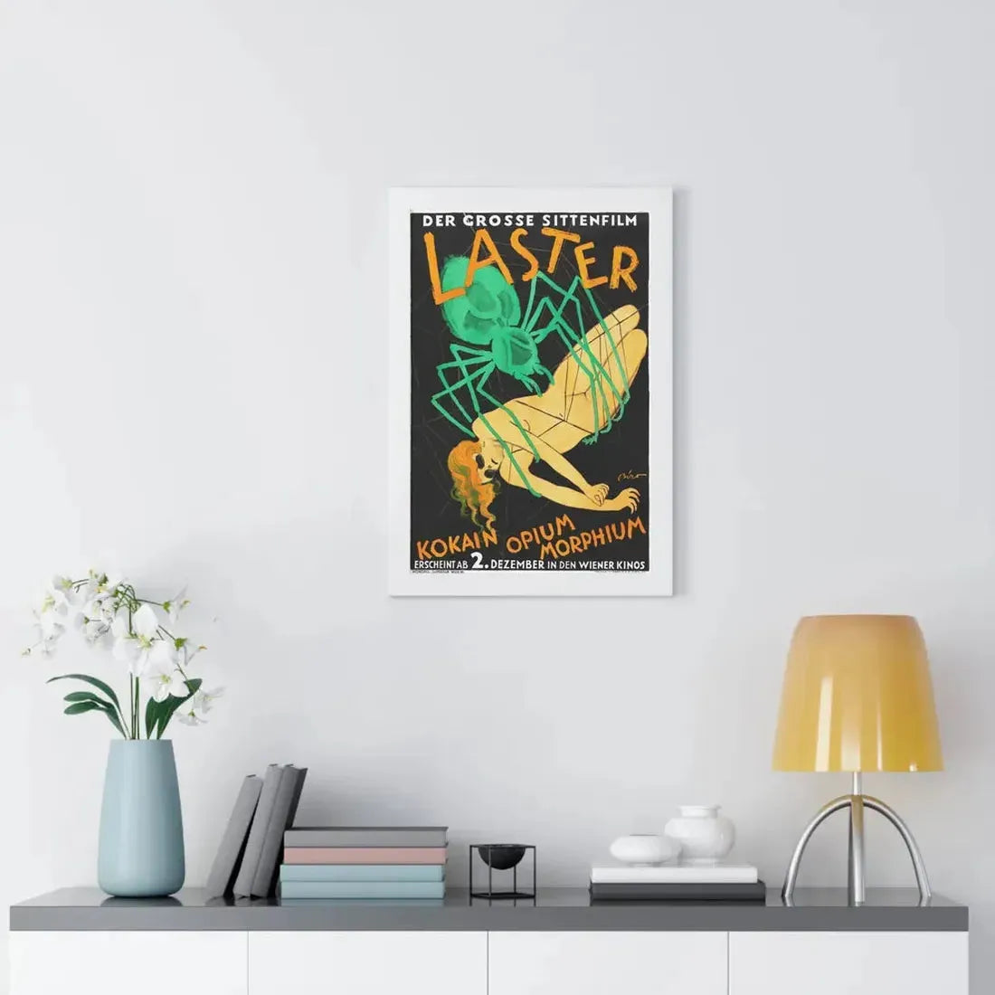 LUSTS OF MANKIND (AUSTRIA) 1927 - Framed Movie Poster - The Sticker Space